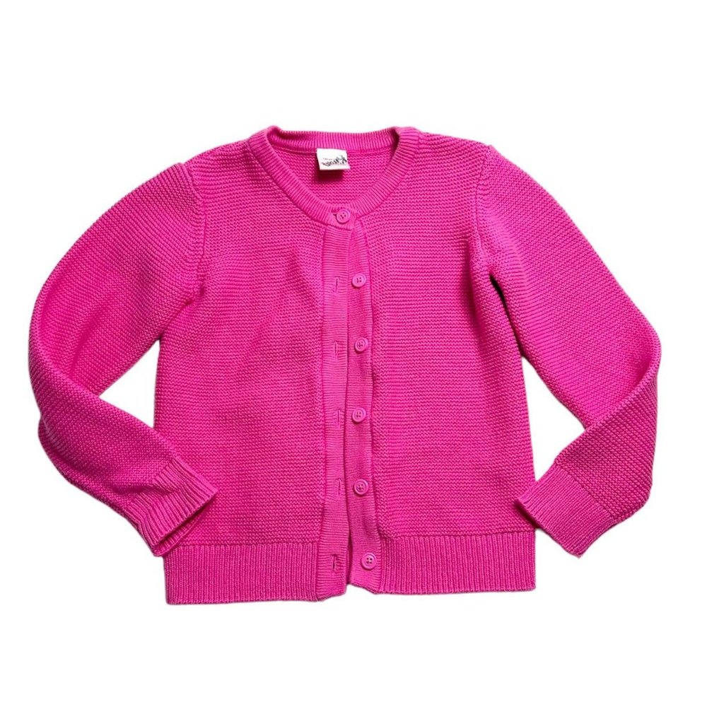 Kids Pink Cardigan Sweater